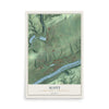 Map of Scott, Columbia County, Pennsylvania, 12 x 18 inch unframed archival matte print