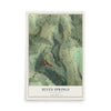 Map of Seven Springs, Pennsylvania, 12 x 18 inch unframed archival matte print
