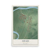 Map of Seward, Pennsylvania, 12 x 18 inch unframed archival matte print