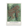 Map of the City of Shamokin, Northumberland County, Pennsylvania, 12 x 18 inch unframed archival matte print