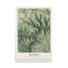 Map of Shippen, Tioga County, Pennsylvania, 12 x 18 inch unframed archival matte print