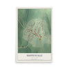 Map of Shippenville, Pennsylvania, 12 x 18 inch unframed archival matte print