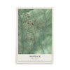 Map of Skippack, Pennsylvania, 12 x 18 inch unframed archival matte print
