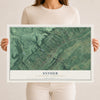 Map of Snyder, Blair County, Pennsylvania, 12 x 18 inch unframed archival matte print