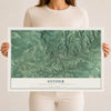 Map of Snyder, Jefferson County, Pennsylvania, 12 x 18 inch unframed archival matte print