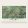 Soudersburg, Pennsylvania map print, the full design