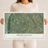 Map of South Canaan, Pennsylvania, 12 x 18 inch unframed archival matte print