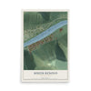 Map of South Renovo, Pennsylvania, 12 x 18 inch unframed archival matte print