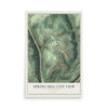 Map of Spring Hill-City View, Pennsylvania, 12 x 18 inch unframed archival matte print