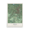 Map of Spring, Berks County, Pennsylvania, 12 x 18 inch unframed archival matte print