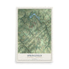 Map of Springfield, York County, Pennsylvania, 12 x 18 inch unframed archival matte print
