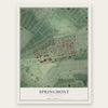 Springmont, Pennsylvania map print, the full design