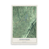Map of Stonycreek, Somerset County, Pennsylvania, 12 x 18 inch unframed archival matte print