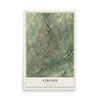 Map of Stroud, Pennsylvania, 12 x 18 inch unframed archival matte print