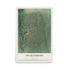 Map of Swarthmore, Pennsylvania, 12 x 18 inch unframed archival matte print