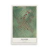 Map of Telford, Pennsylvania, 12 x 18 inch unframed archival matte print