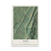 Map of Todd, Fulton County, Pennsylvania, 12 x 18 inch unframed archival matte print
