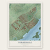 Torresdale, Pennsylvania map print, the full design
