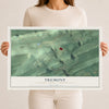 Map of Tremont, Schuylkill County, Pennsylvania, 12 x 18 inch unframed archival matte print