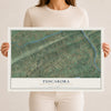 Map of Tuscarora, Perry County, Pennsylvania, 12 x 18 inch unframed archival matte print