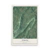Map of Tyrone, Blair County, Pennsylvania, 12 x 18 inch unframed archival matte print