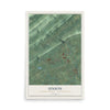 Map of Union, Lebanon County, Pennsylvania, 12 x 18 inch unframed archival matte print