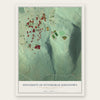 University of Pittsburgh Johnstown, Pennsylvania map print, the full design