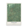Map of Upper Bern, Pennsylvania, 12 x 18 inch unframed archival matte print