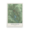 Map of Upper Hanover, Pennsylvania, 12 x 18 inch unframed archival matte print
