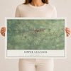 Map of Upper Leacock, Pennsylvania, 12 x 18 inch unframed archival matte print