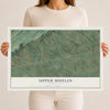 Map of Upper Mifflin, Pennsylvania, 12 x 18 inch unframed archival matte print