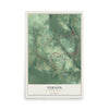 Map of Vernon, Pennsylvania, 12 x 18 inch unframed archival matte print