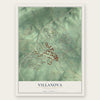 Villanova, Pennsylvania map print, the full design