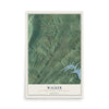 Map of Walker, Huntingdon County, Pennsylvania, 12 x 18 inch unframed archival matte print