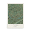 Map of Walker, Juniata County, Pennsylvania, 12 x 18 inch unframed archival matte print
