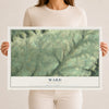 Map of Ward, Pennsylvania, 12 x 18 inch unframed archival matte print
