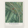 Warfordsburg, Pennsylvania map print, the full design