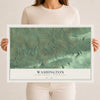 Map of Washington, Dauphin County, Pennsylvania, 12 x 18 inch unframed archival matte print