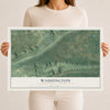 Map of Washington, Lycoming County, Pennsylvania, 12 x 18 inch unframed archival matte print