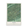 Map of Wayne, Schuylkill County, Pennsylvania, 12 x 18 inch unframed archival matte print