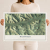 Map of Westfield, Tioga County, Pennsylvania, 12 x 18 inch unframed archival matte print