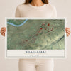 Map of Wilkes-Barre, Luzerne County, Pennsylvania, 12 x 18 inch unframed archival matte print