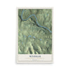 Map of Windham, Wyoming County, Pennsylvania, 12 x 18 inch unframed archival matte print