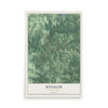 Map of Winslow, Pennsylvania, 12 x 18 inch unframed archival matte print