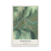 Map of Worthville, Pennsylvania, 12 x 18 inch unframed archival matte print
