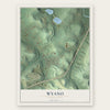 Wyano, Pennsylvania map print, the full design