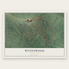 Wynnewood, Pennsylvania map print, the full design
