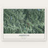 Adjuntas, Puerto Rico map print, the full design