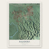 Bajadero, Puerto Rico map print, the full design
