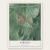 Bartolo, Puerto Rico map print, the full design